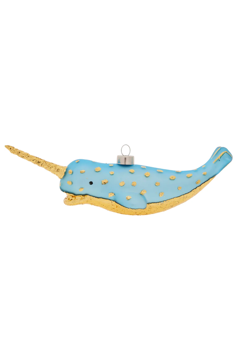 Glass Ornament - Nautical Narwhal