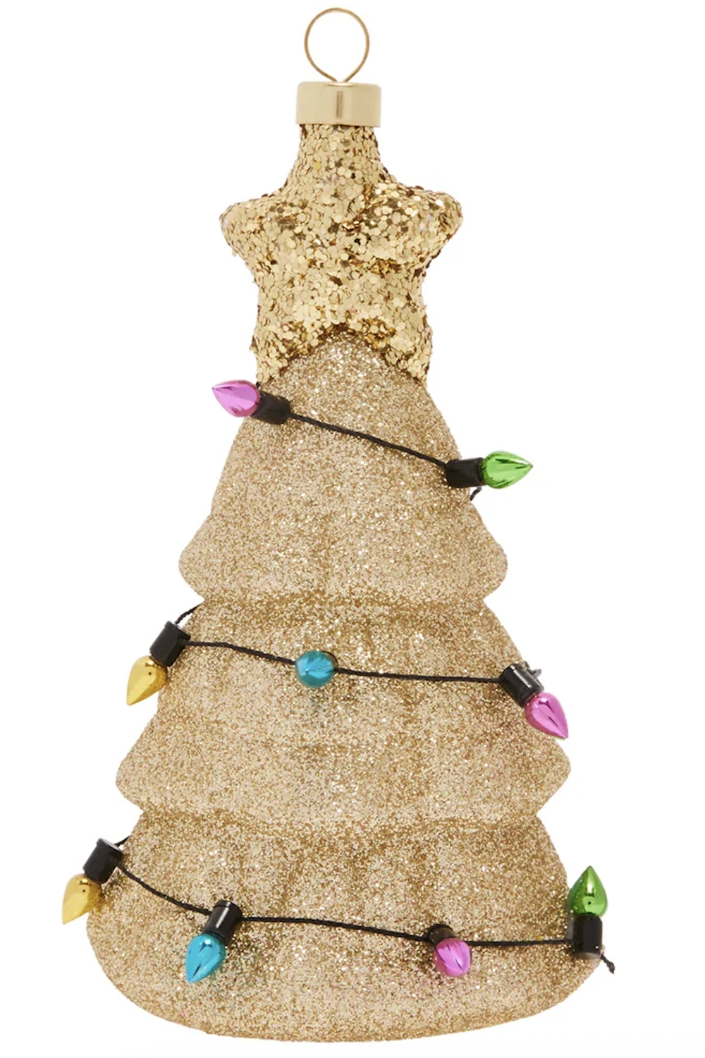 Glass Ornament - Underwater Christmas Tree Sand Castle