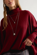 FP Moon Daisy Turtleneck Twofer - Cabernet