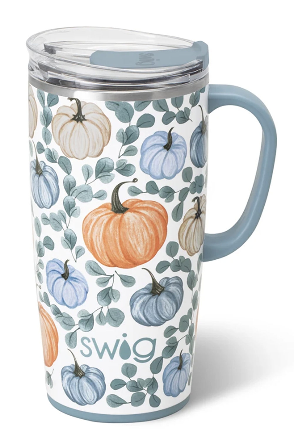 TALL Modern Coffee Mug - Pumpkin Grove