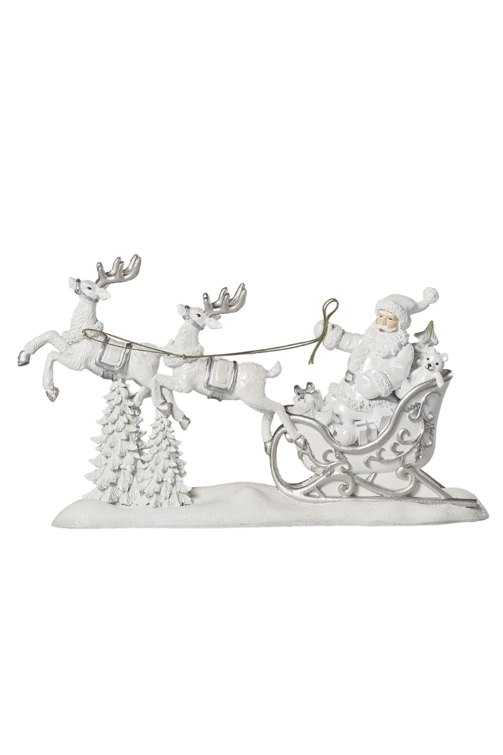 RM Pearlized Santa in Sleigh