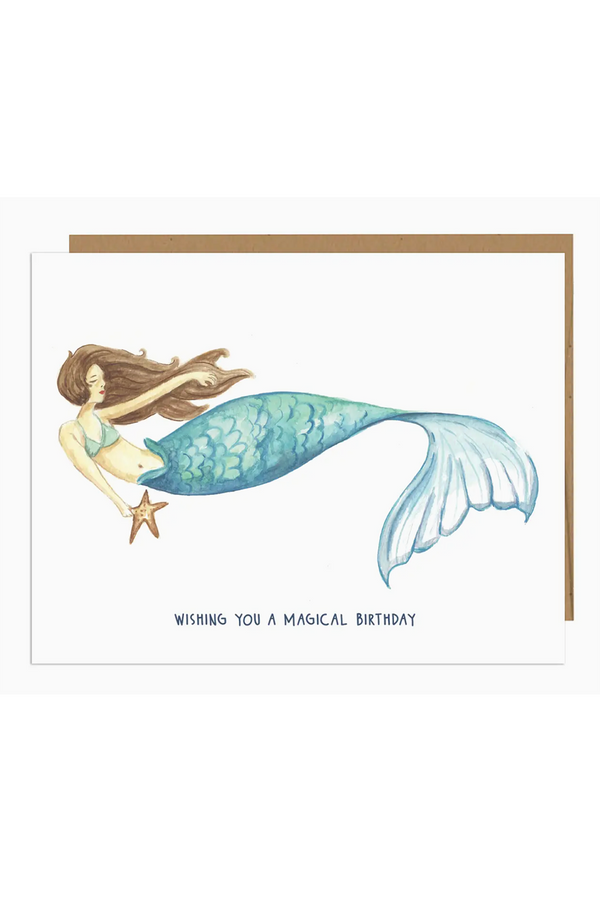 JFS Birthday Card - Mermaid
