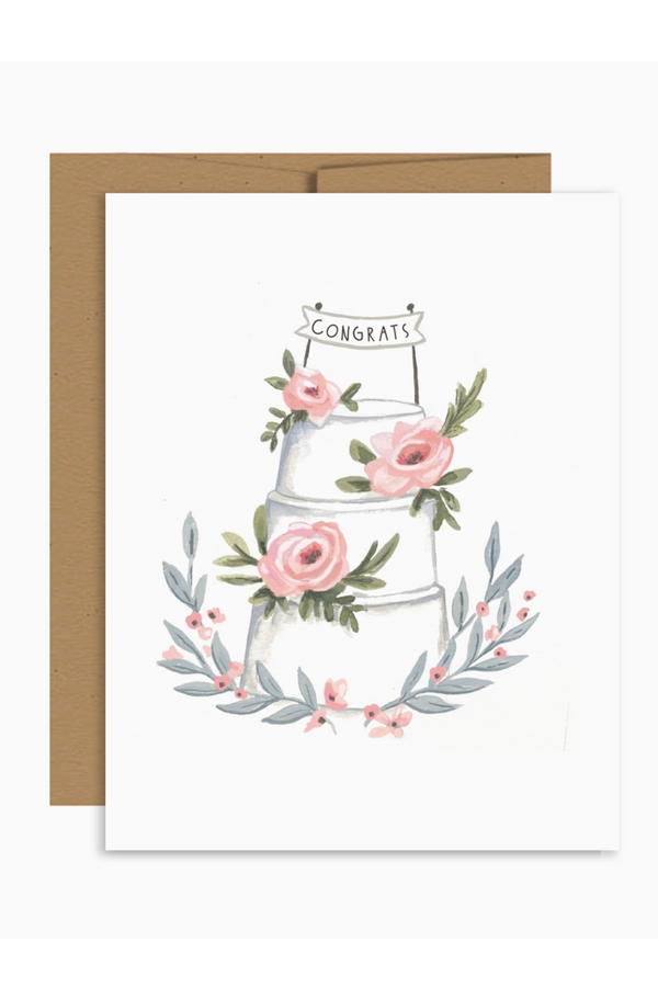 JFS Wedding Greeting Card - Wedding Cake