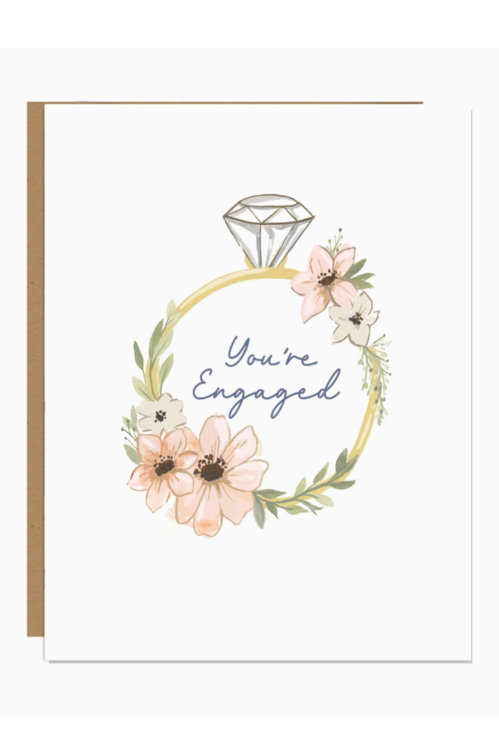 JFS Engagement Greeting Card - Ring You're Engaged!