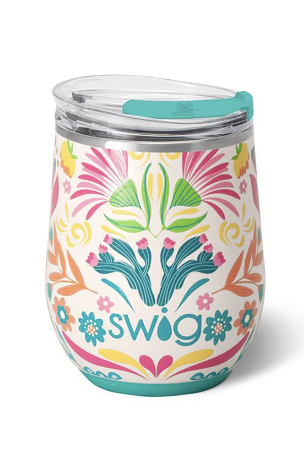Modern Stemless Wine Tumbler - Baja Bloom