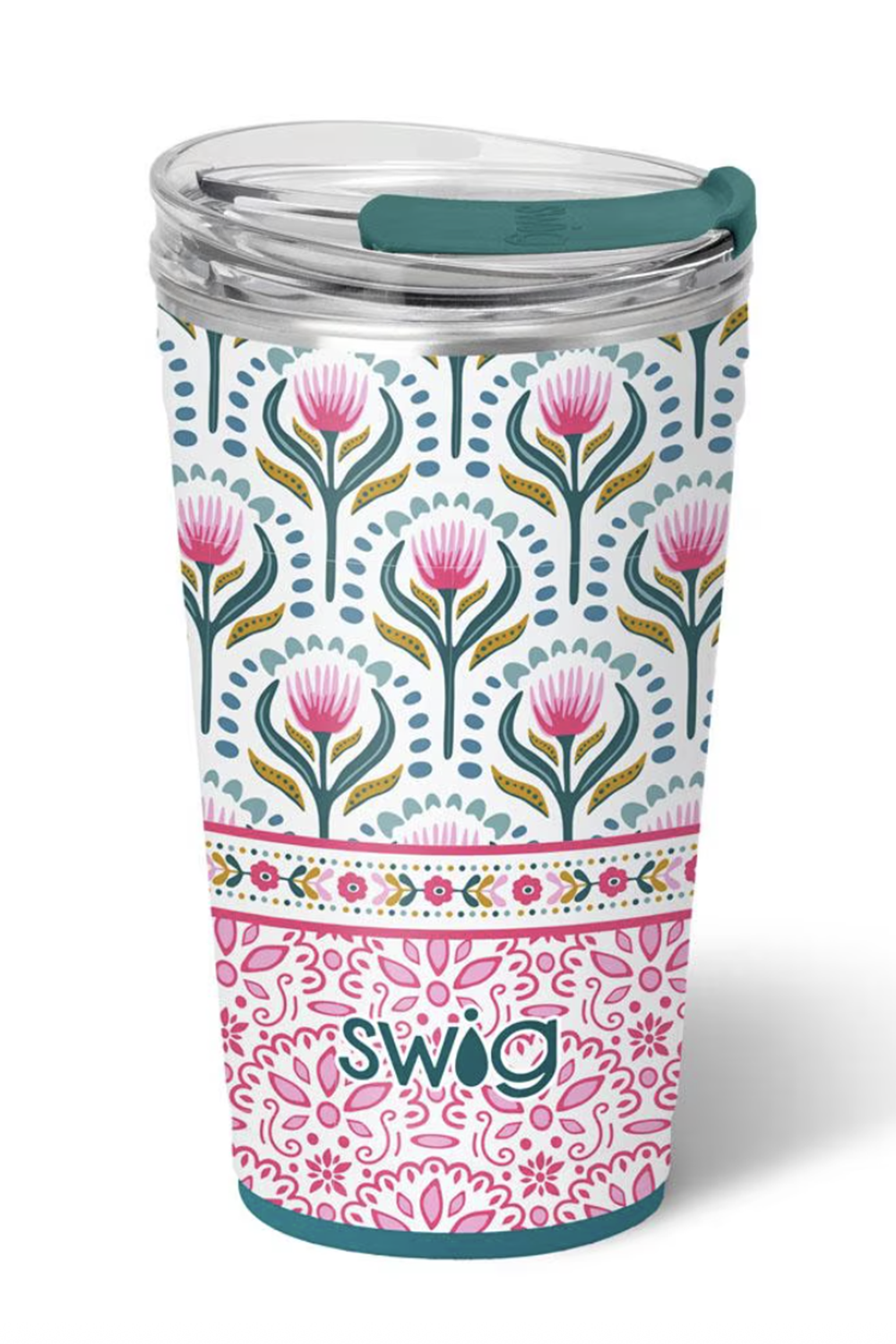 Swig Party Cup 24oz - Lotus Bloom