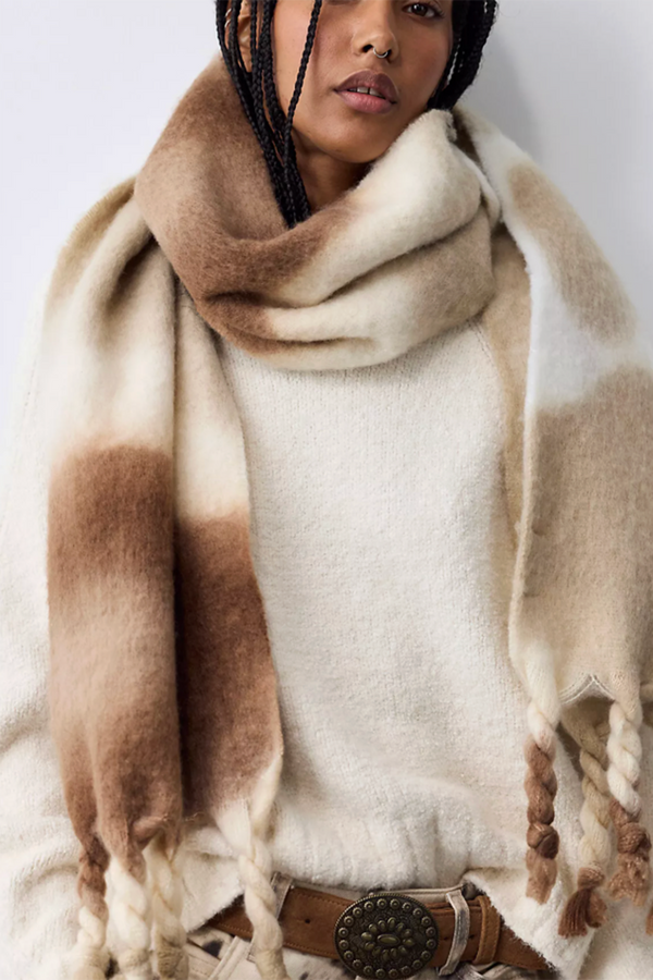FP Winter Days Blanket Scarf - Oat Combo