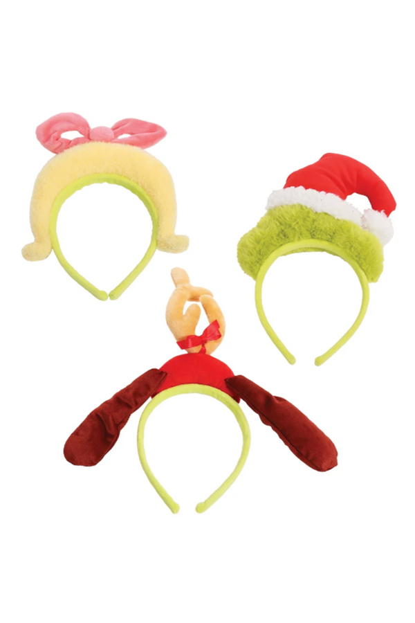 Grinch Headband Set