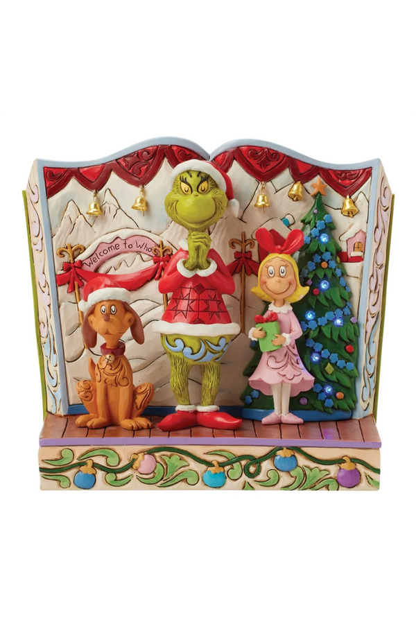 Jim Shore Figure - Grinch with Max and Cindy