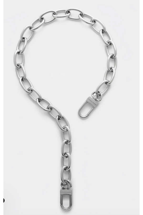 Iris Lariat Necklace - Silver