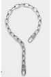 Iris Lariat Necklace - Silver