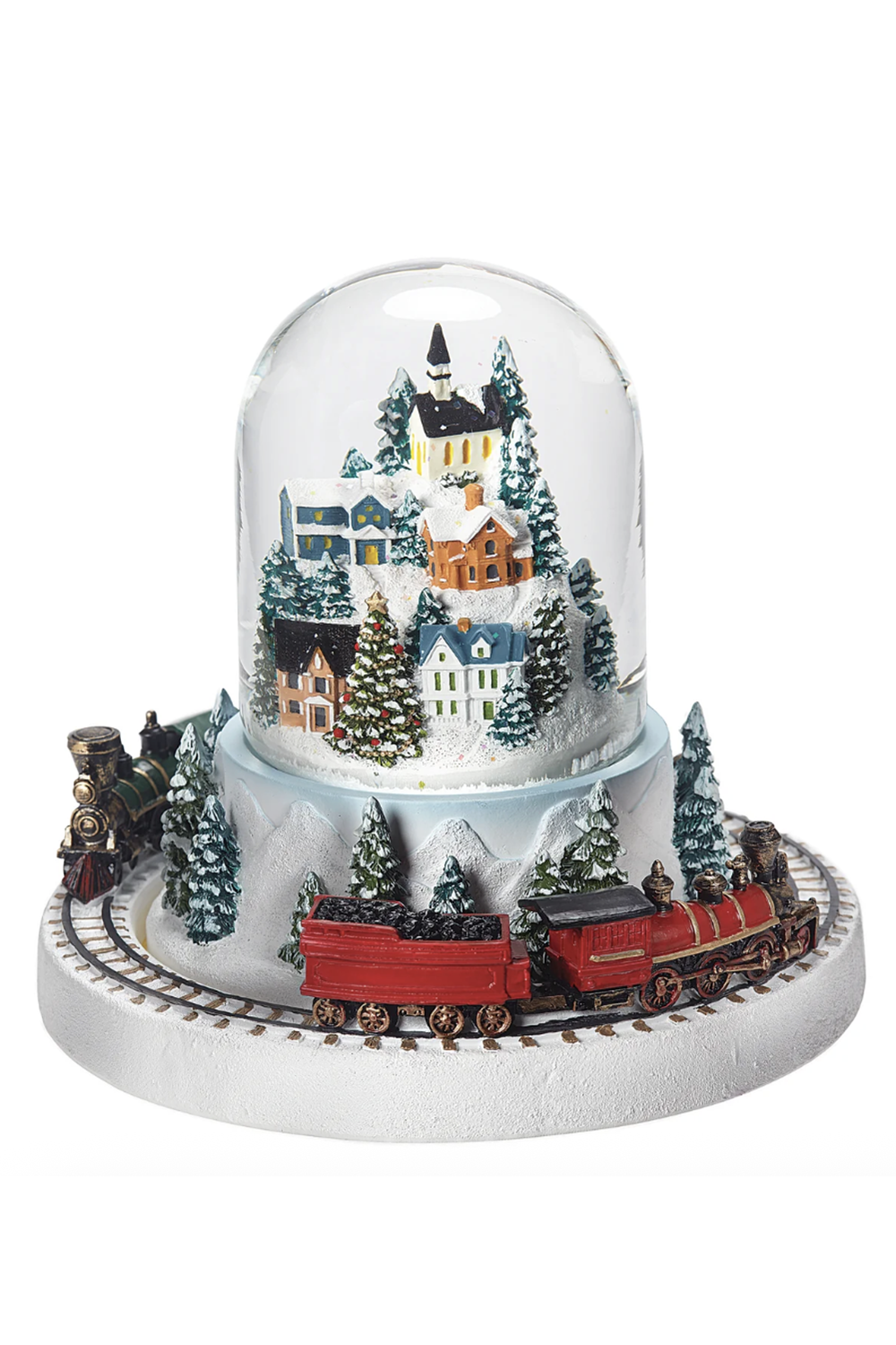 RM Glitterdome Musical The Holiday Express with Rotating Train