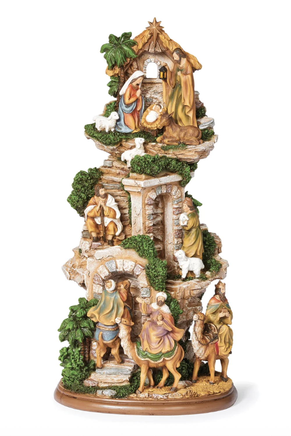 RM Multilevel Nativity Tower Figure