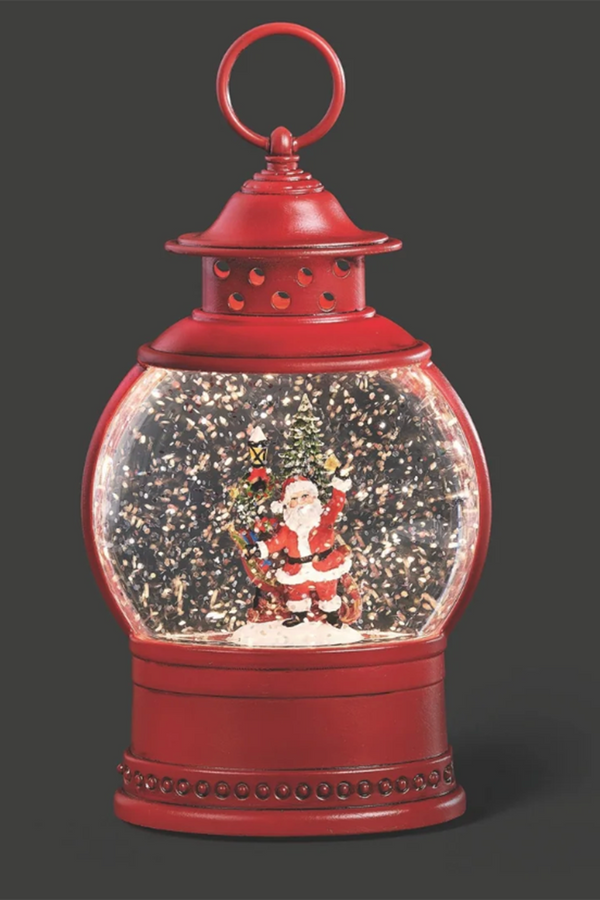 RM Lighted Mini Lantern with Santa