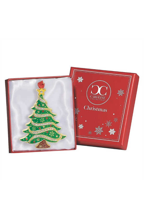 Boxed Ornament - Green Christmas Tree