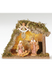 RM Fontanini 4-PC Lighted Nativity Set with Italian Stable