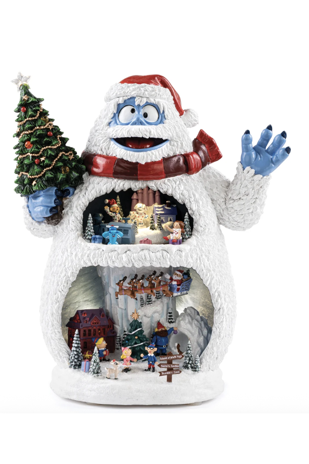 RM Lighted Rudolph Bumble & Friends Musical Figure