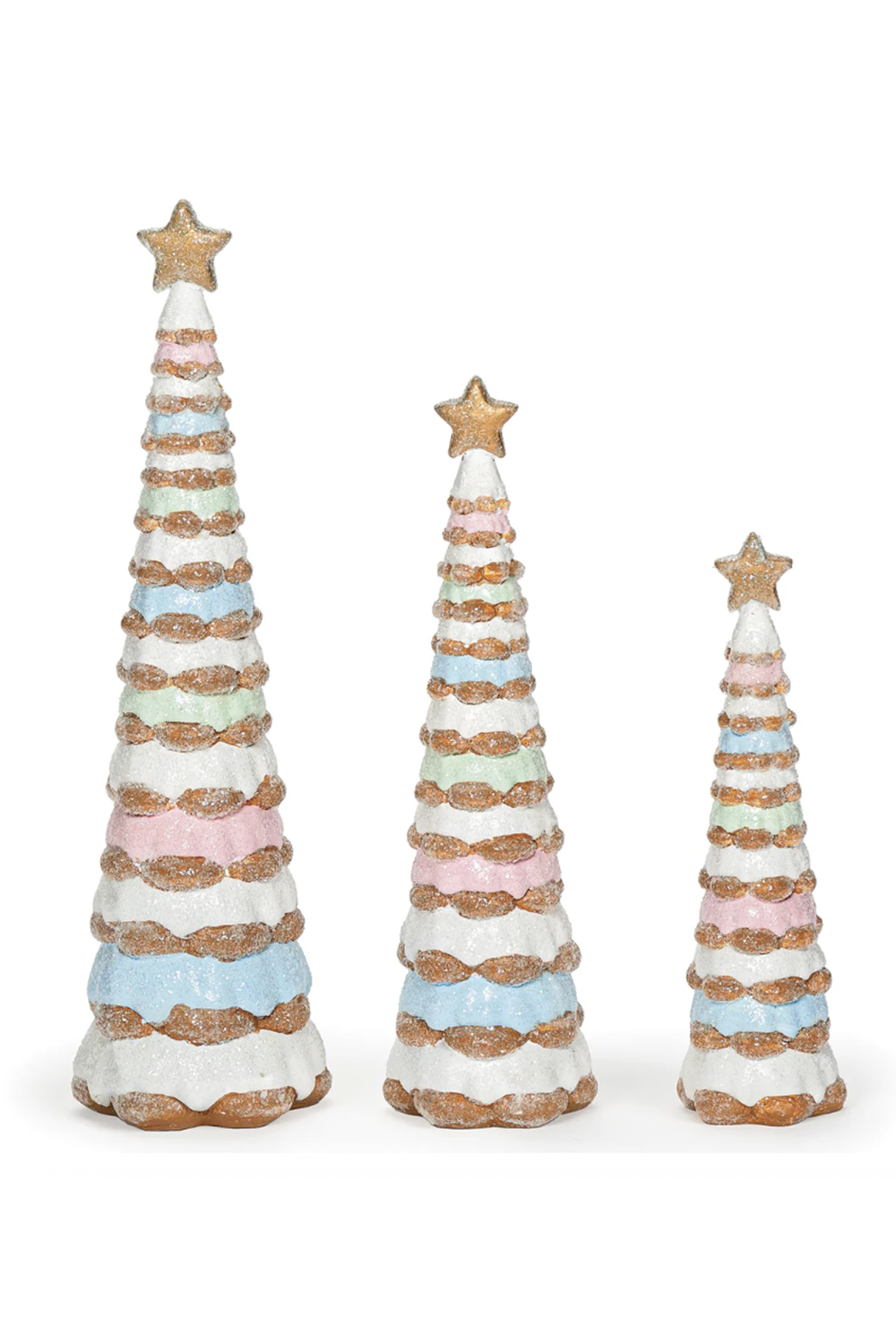 RM Frosted Gingerbread Tree Set