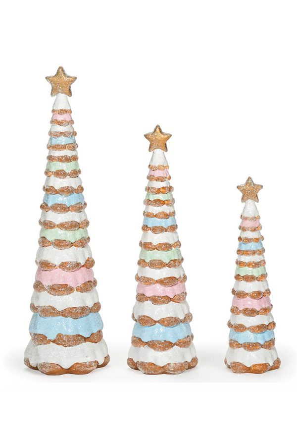 RM Frosted Gingerbread Tree Set
