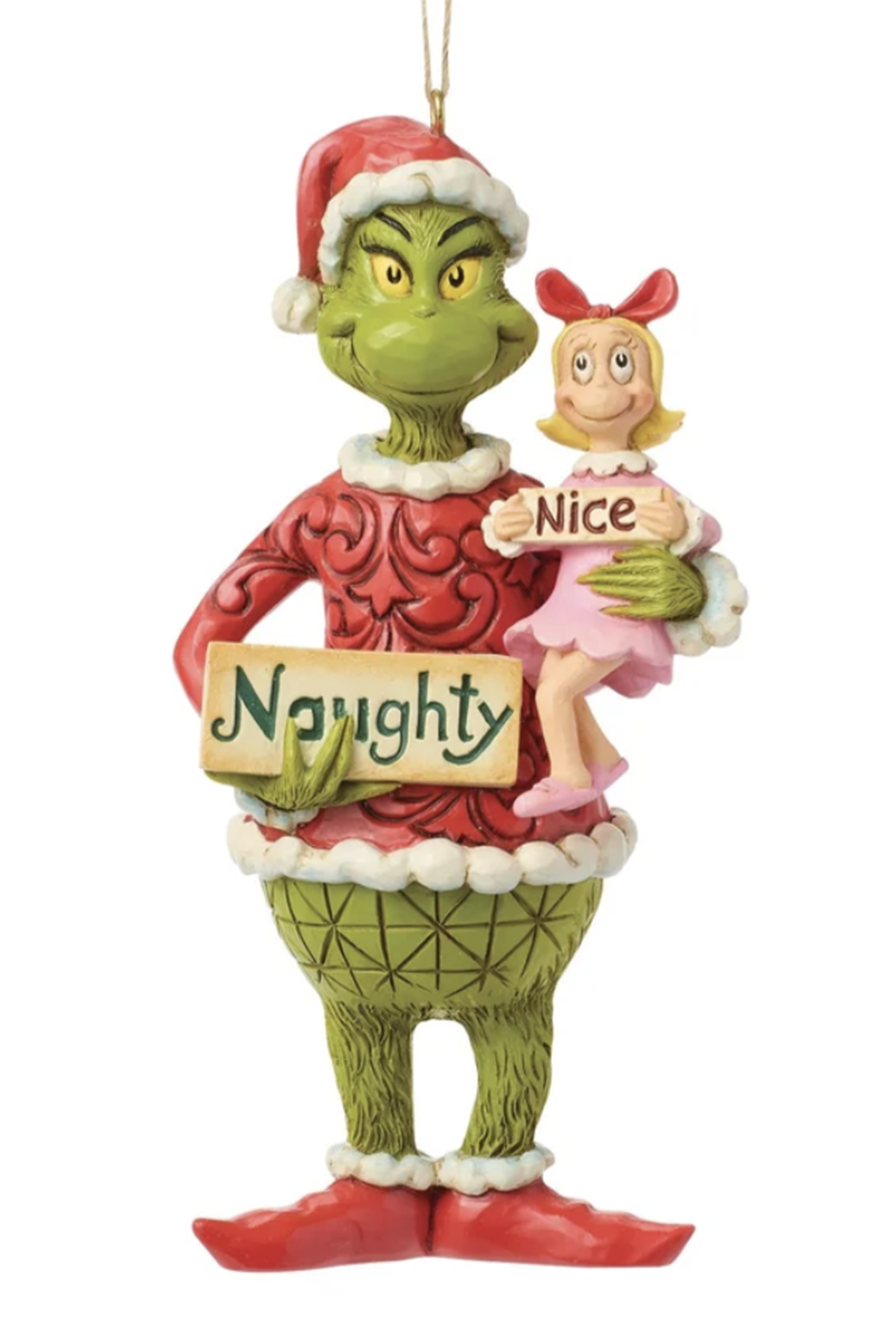 Funky Ornament - Grinch and Cindy Lou