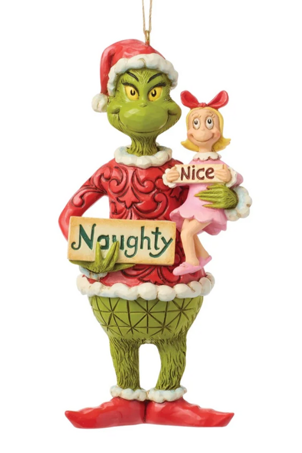 Funky Ornament - Grinch and Cindy Lou