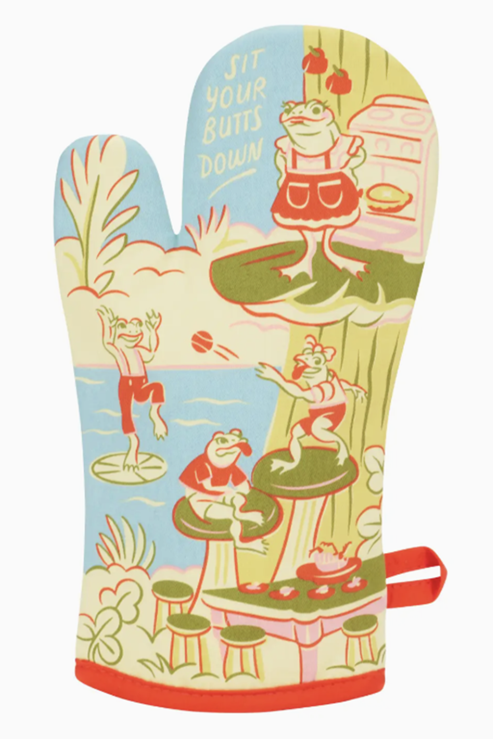 Oven Mitt - Sit Your Butts Down