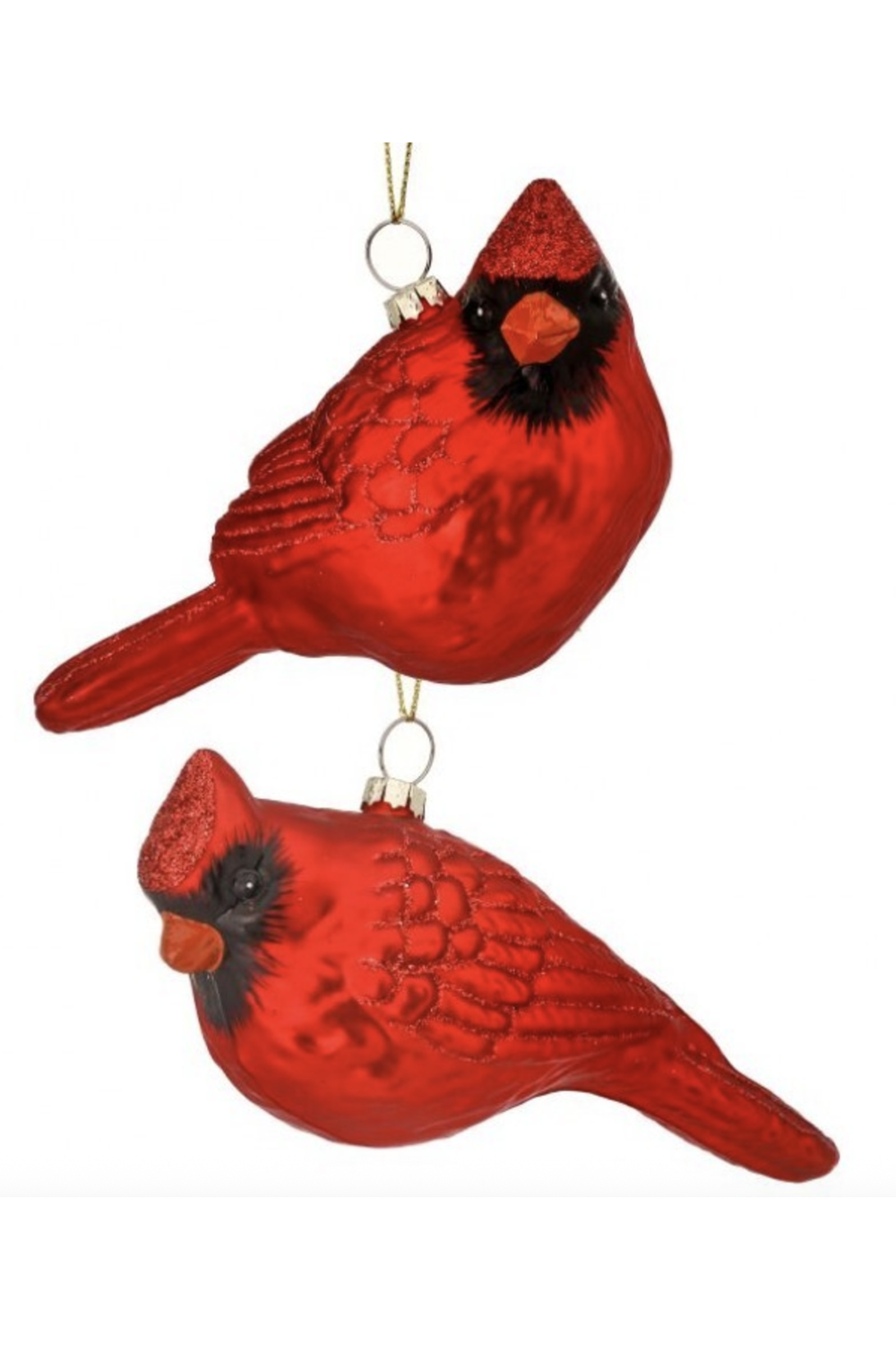 Glass Ornament - Joyful Cardinal