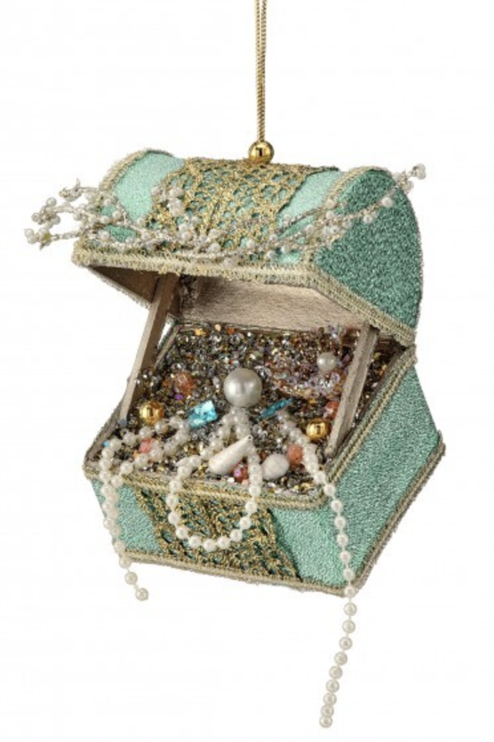 Funky Ornament - Glitter Sea Treasure Chest