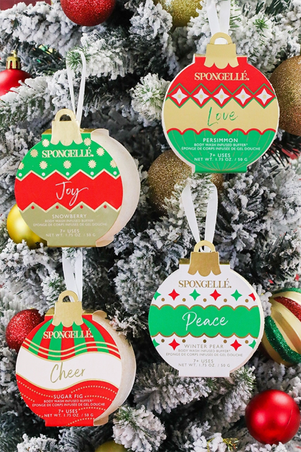 Spongelle Holiday Buffer Scrub Wash - Ornament Shape