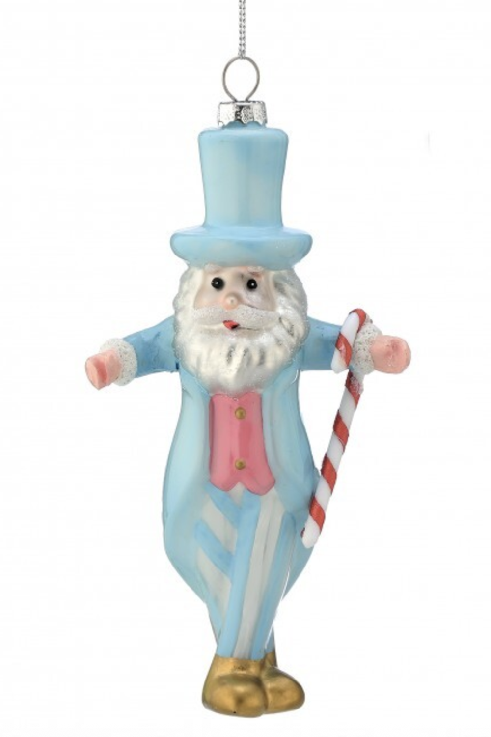 Funky Ornament - Peppermint Santa