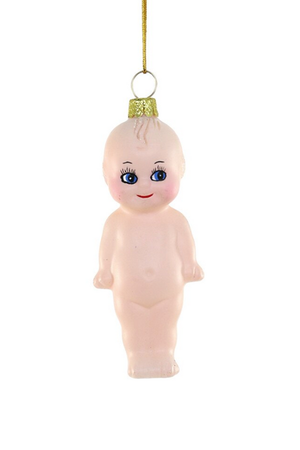 Glass Ornament - Cupid Baby Doll