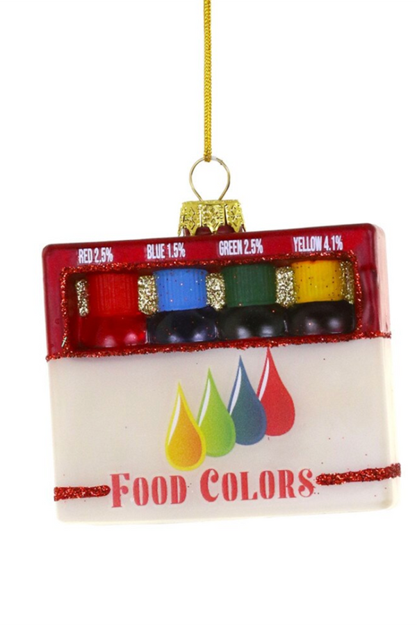 Glass Ornament - Vintage Food Coloring
