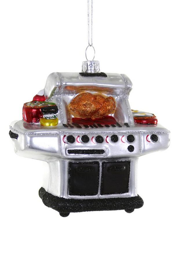 Glass Ornament - Grill Master