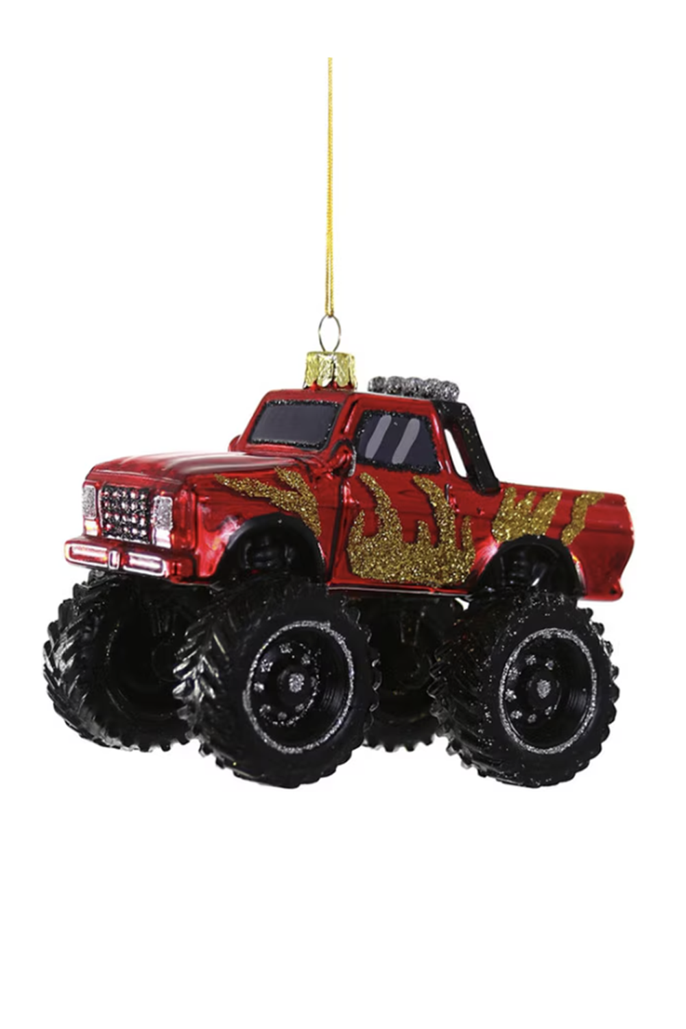 Glass Ornament - Monster Truck