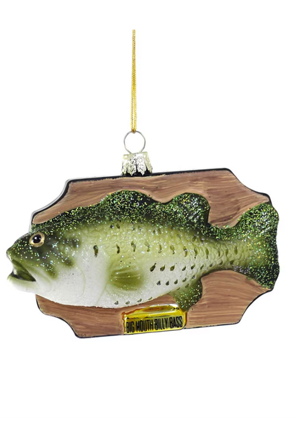 Glass Ornament - Singing Fish