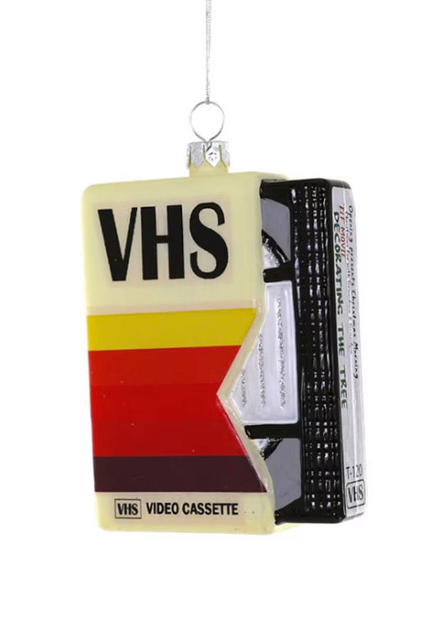 Glass Ornament - VHS Tape