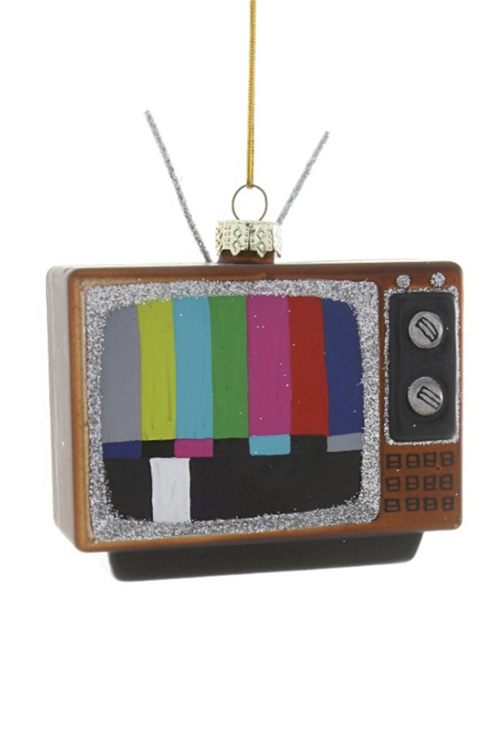 Glass Ornament - Vintage Television