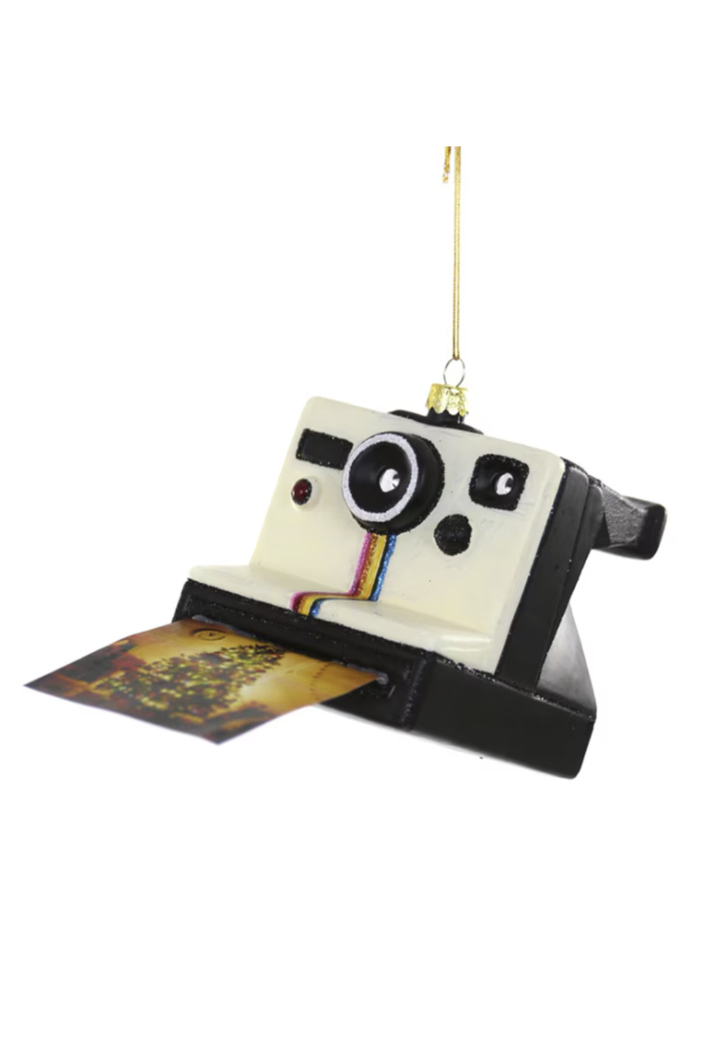 Glass Ornament - Instant Photo Camera