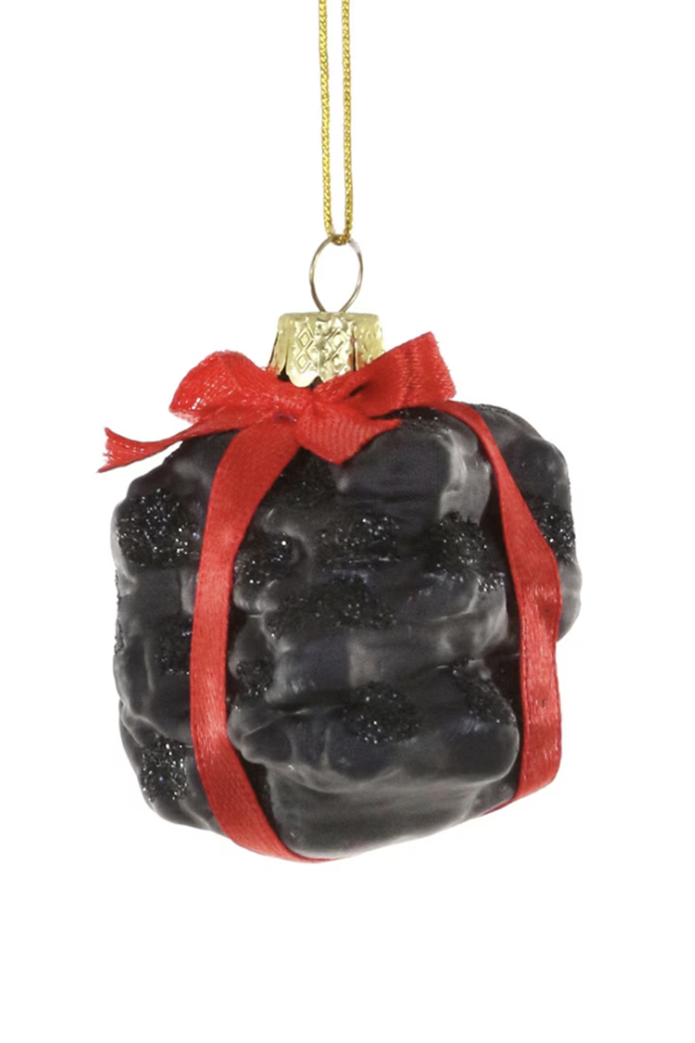 Glass Ornament - Lump of Coal