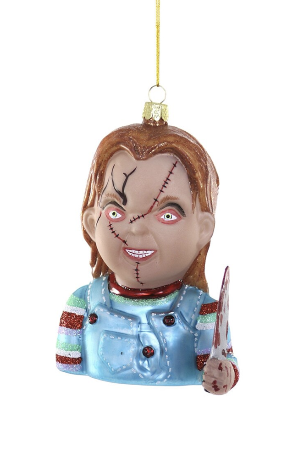 Glass Ornament - Creepy Doll