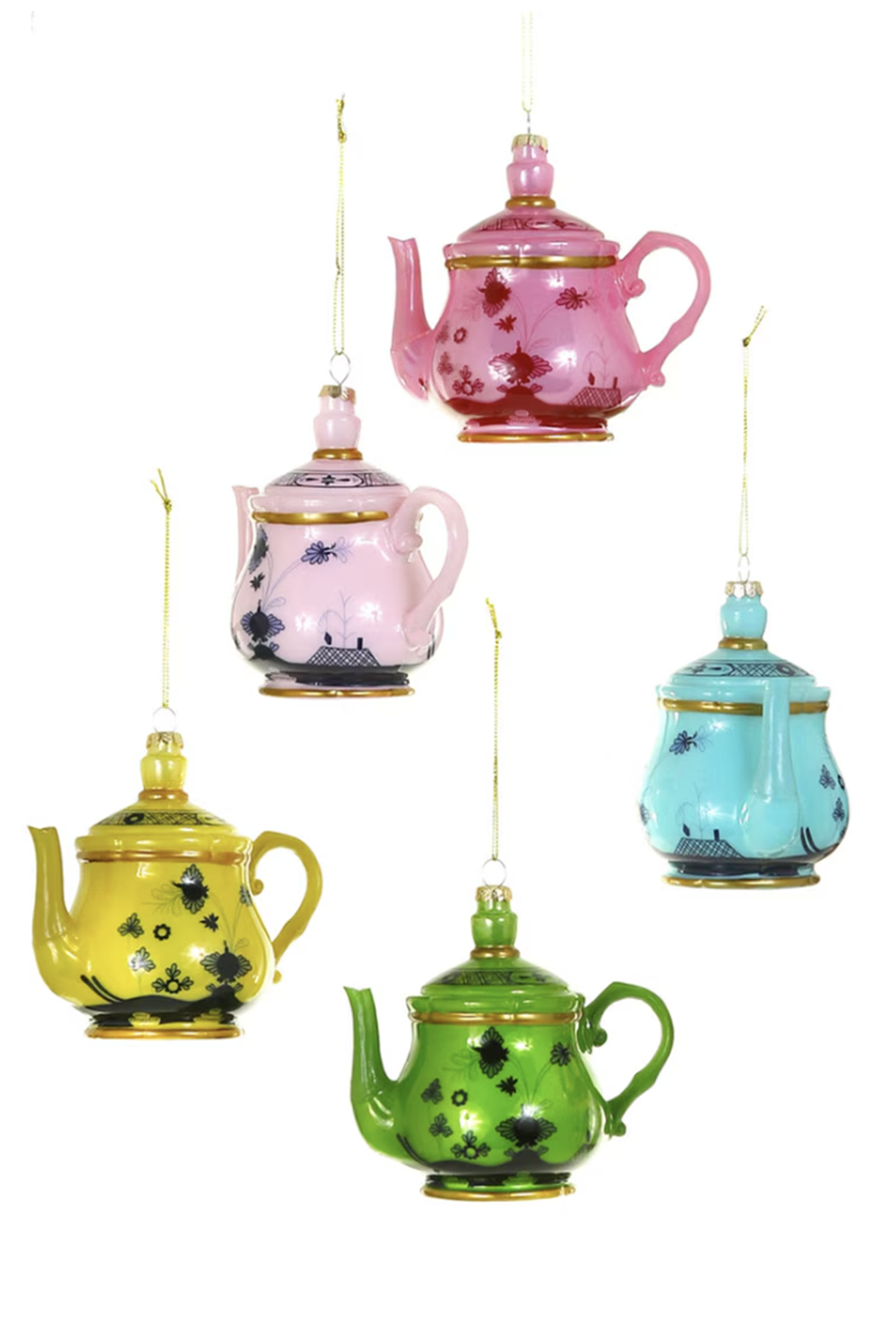 Funky Ornament - Colorful Teapot