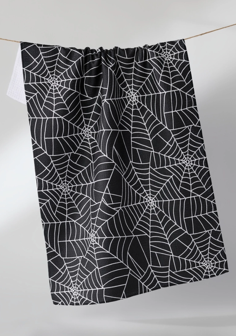 Geometry Kitchen Tea Towel - Whisper Web