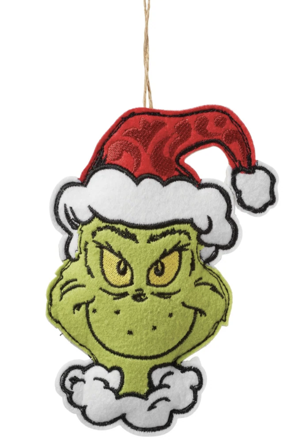 Soft Ornament - Naughty / Nice Grinch