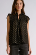 EL Holiday Sleeveless Sparkle Tank - Black & Gold