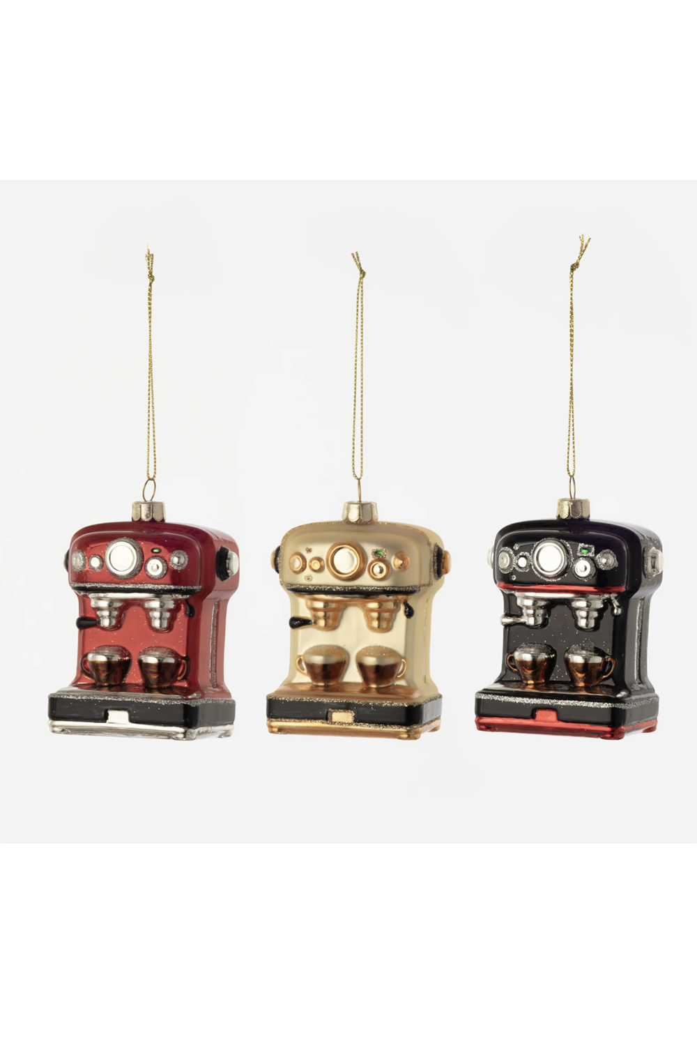 Glass Ornament - New Espresso Maker