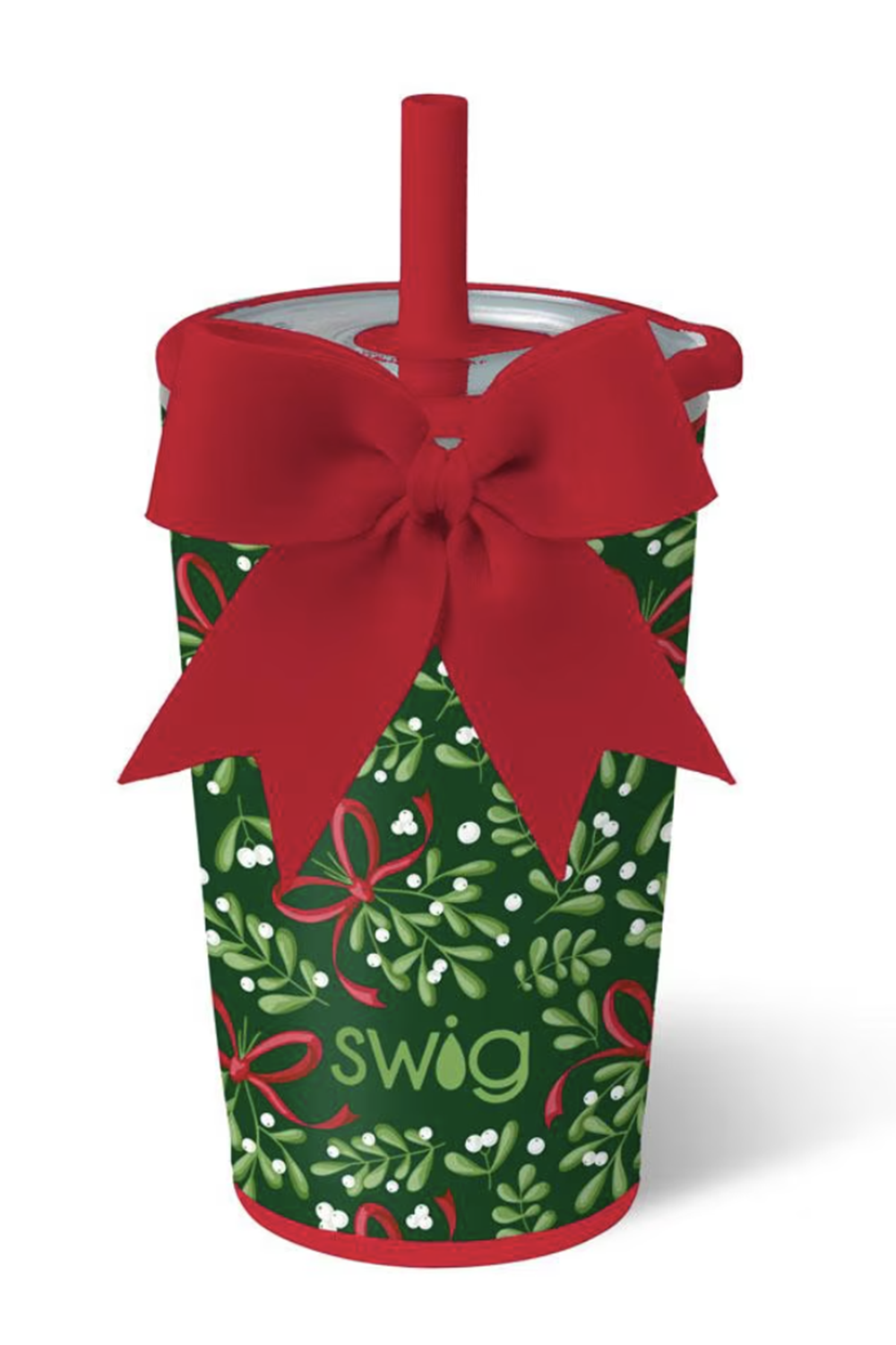 Swig Party Sipper Cup - Pucker Up Mistletoe