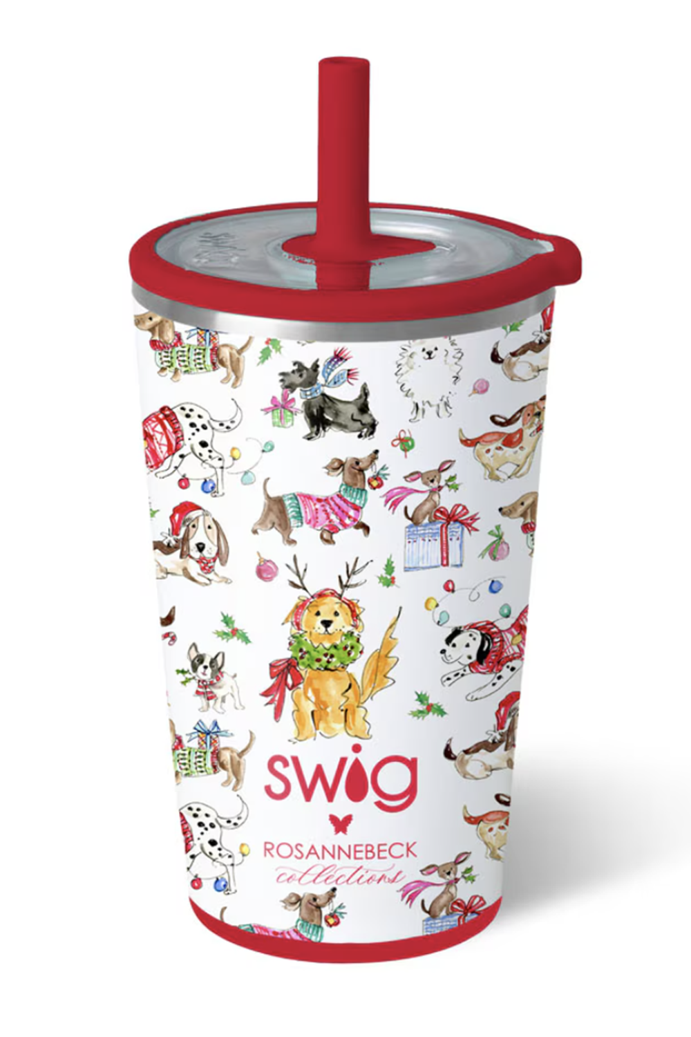 Swig Party Sipper Cup - Christmas Canines
