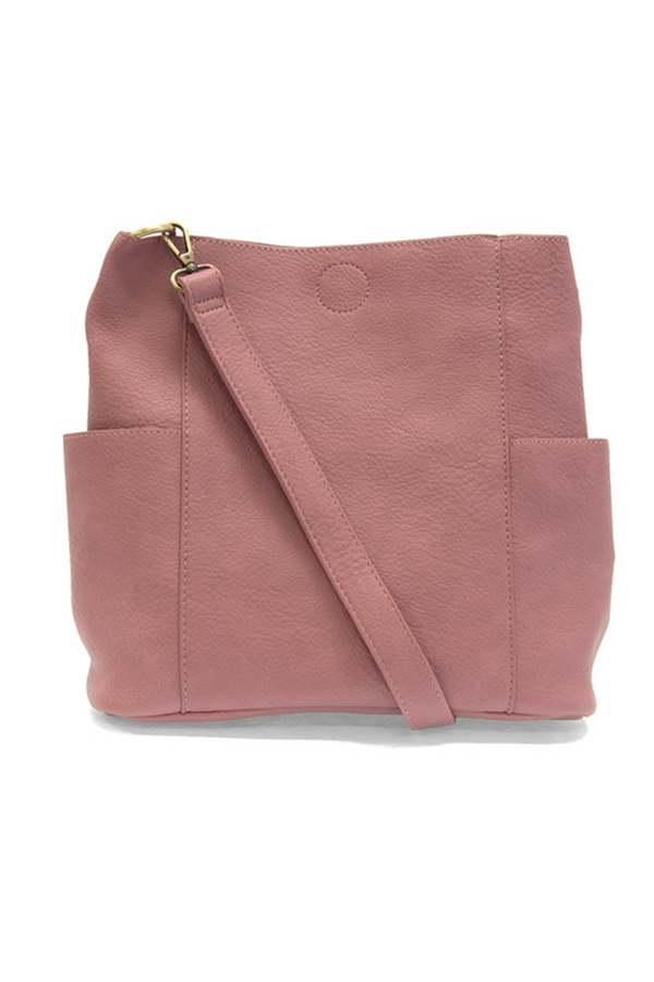 Joy Kayleigh Side Pocket Bucket Bag - Violet