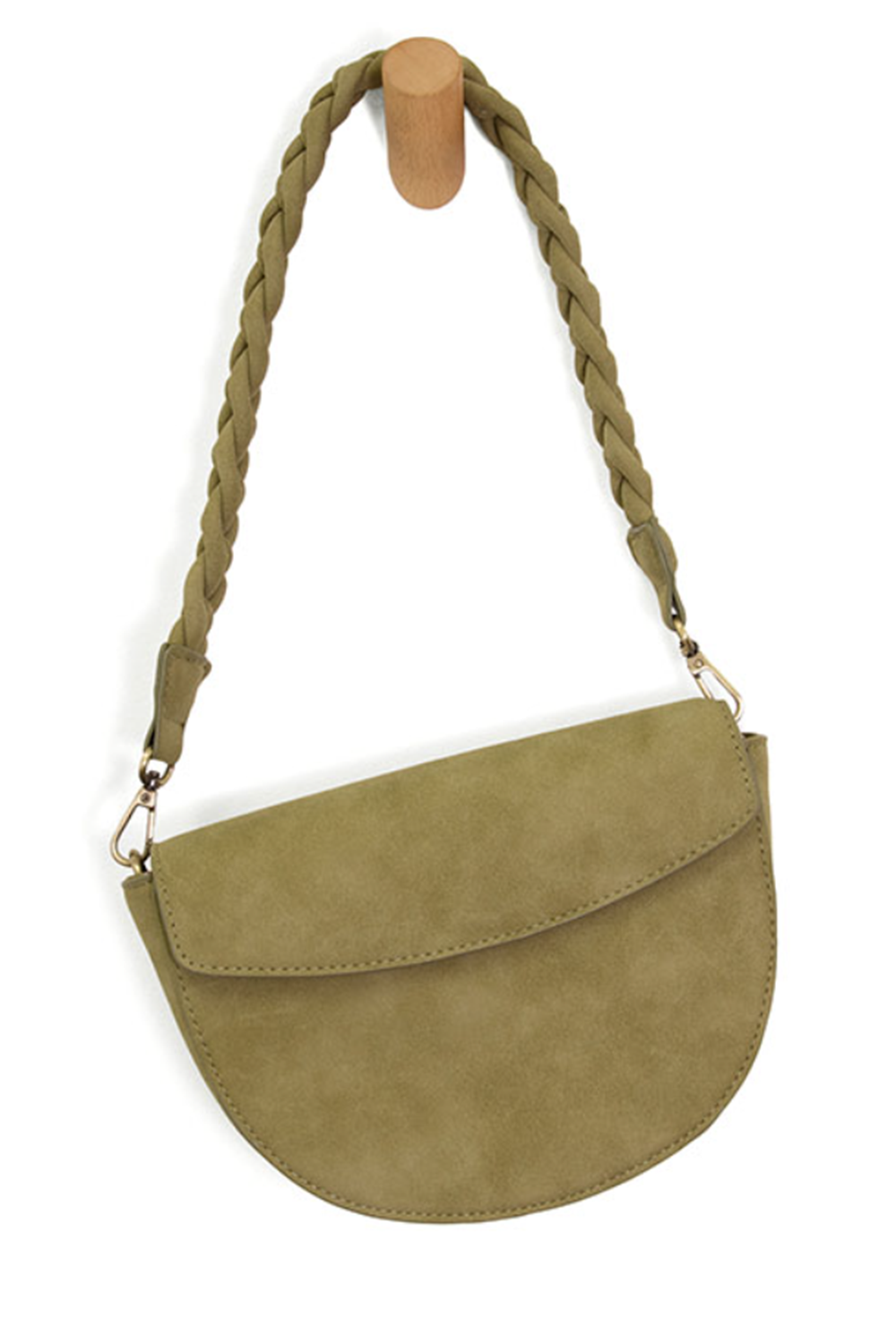 Joy Luna Crescent Crossbody - Sage