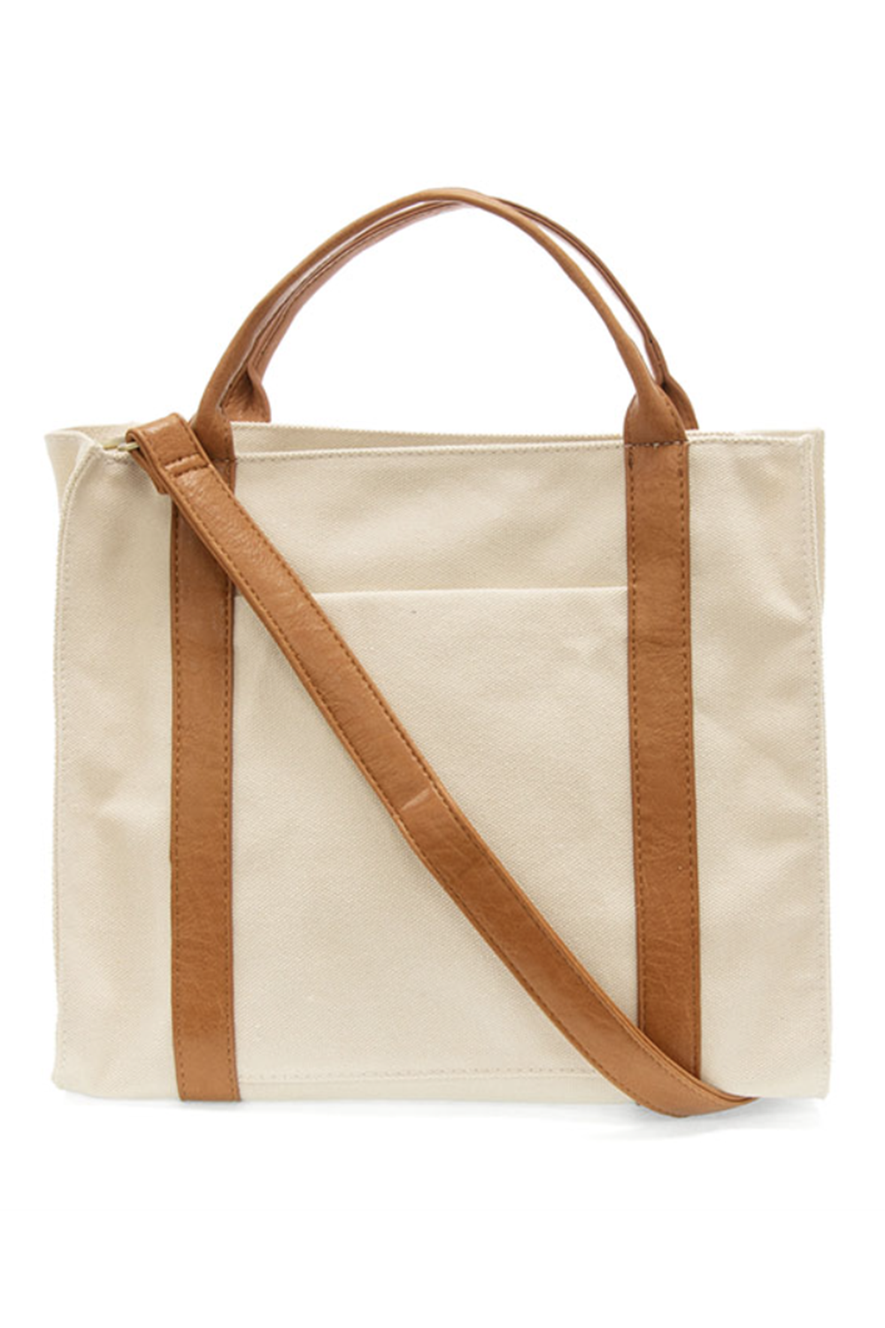 Joy Toni Large Canvas Tote - Cream